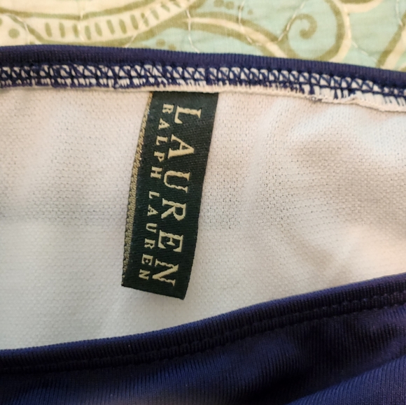 Ralph Lauren Blue & White Striped Bikini Bottoms XL - Picture 3 of 4